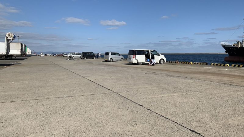 大在公共埠頭 沖向き