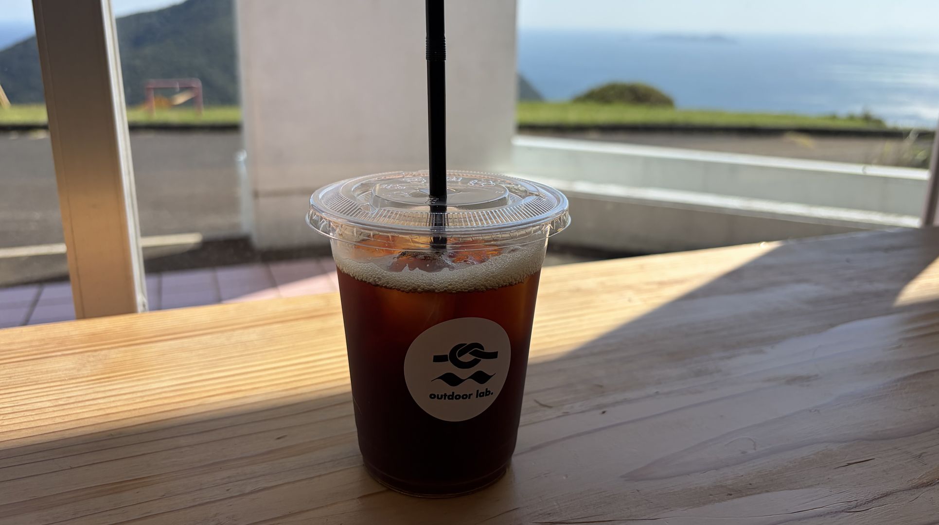 絶景を見ながら味わうコーヒー